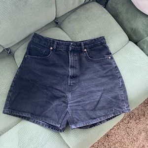 Black Zara Mom Shorts